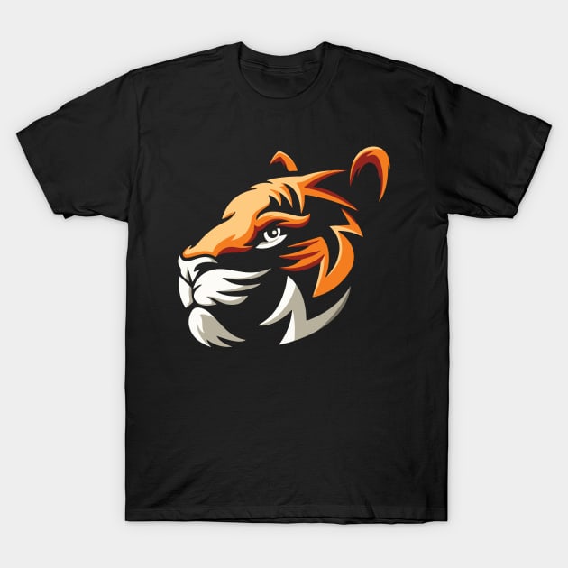 tiger T-Shirt by Spring Moon